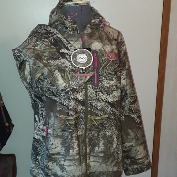 womens camo waterproof jacket